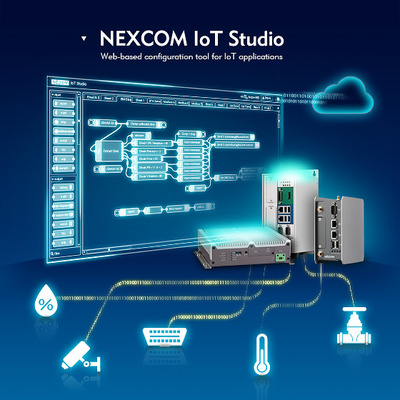 新漢免費開放NEXCOM IoT Studio聯網軟件工具下載，簡化編程開發、加速物聯網創新